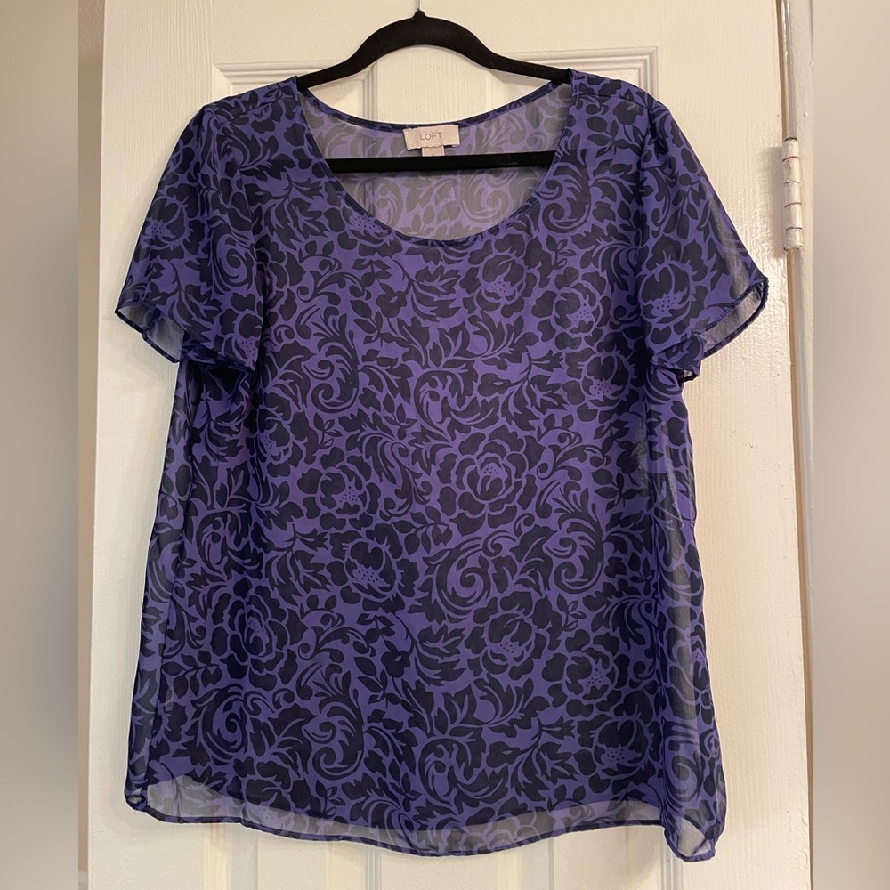 Loft sheer top